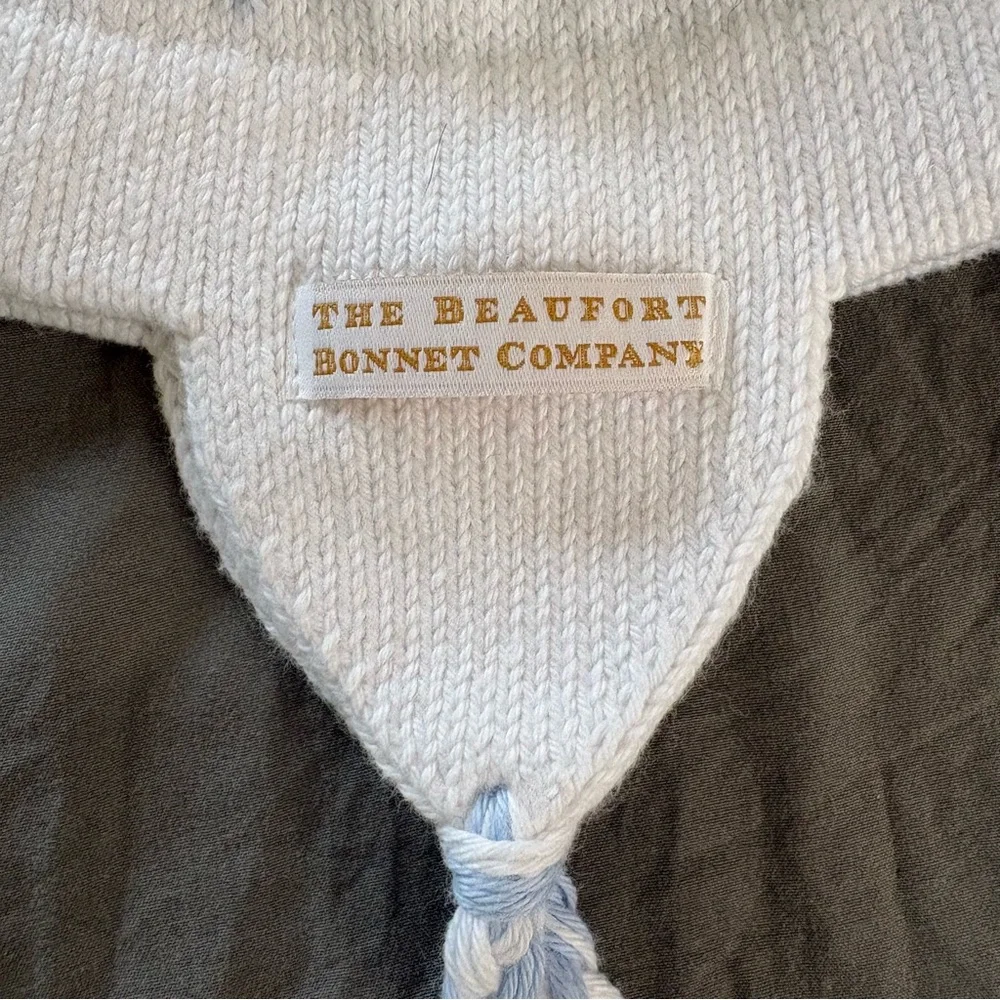 The Beaufort Bonnet Company Parrish Pom Pom Hat. Size 6-18 months.